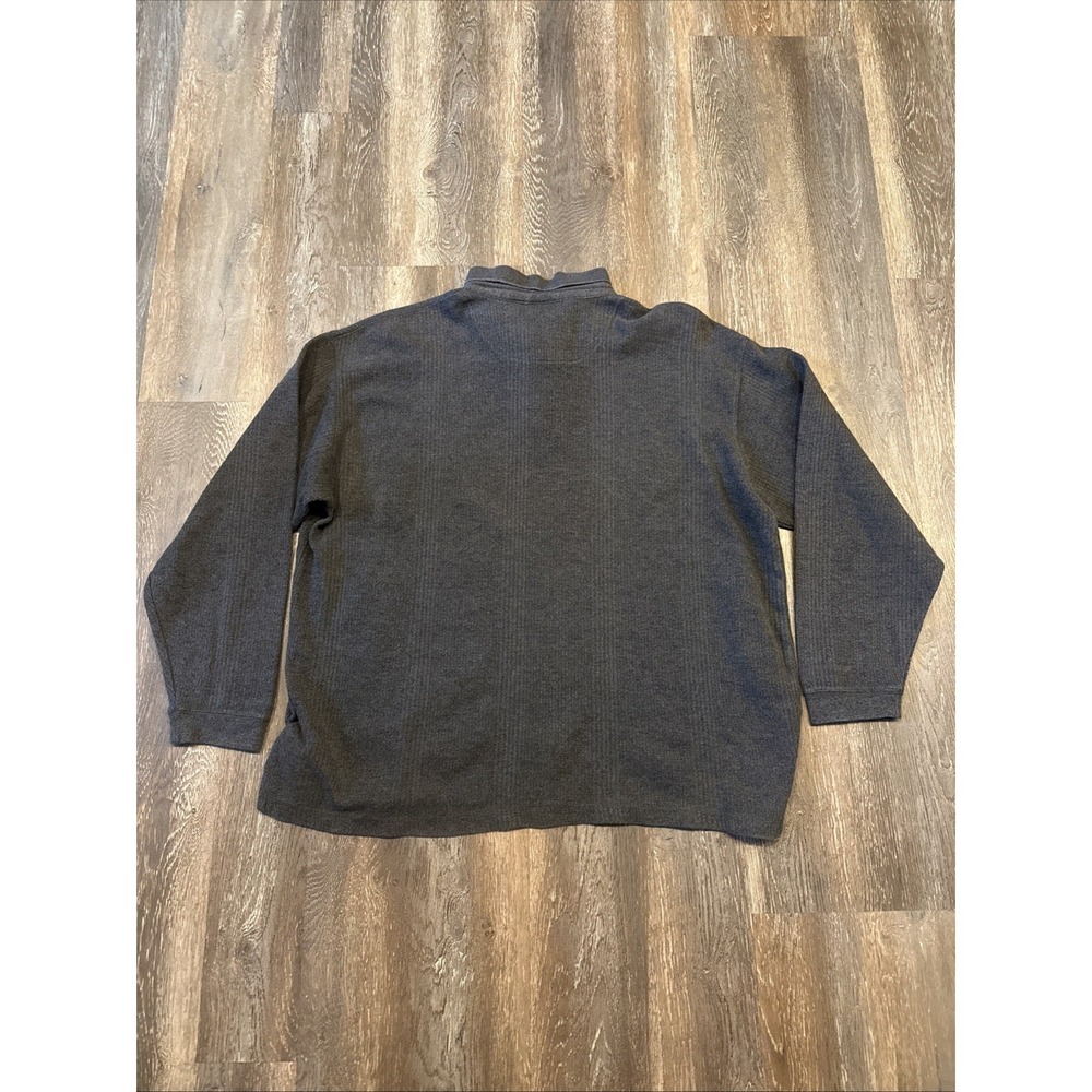Vintage FieldMaster Sweater Made in USA XL 100% Cotton Button Neck Pullover - Picture 2 of 8